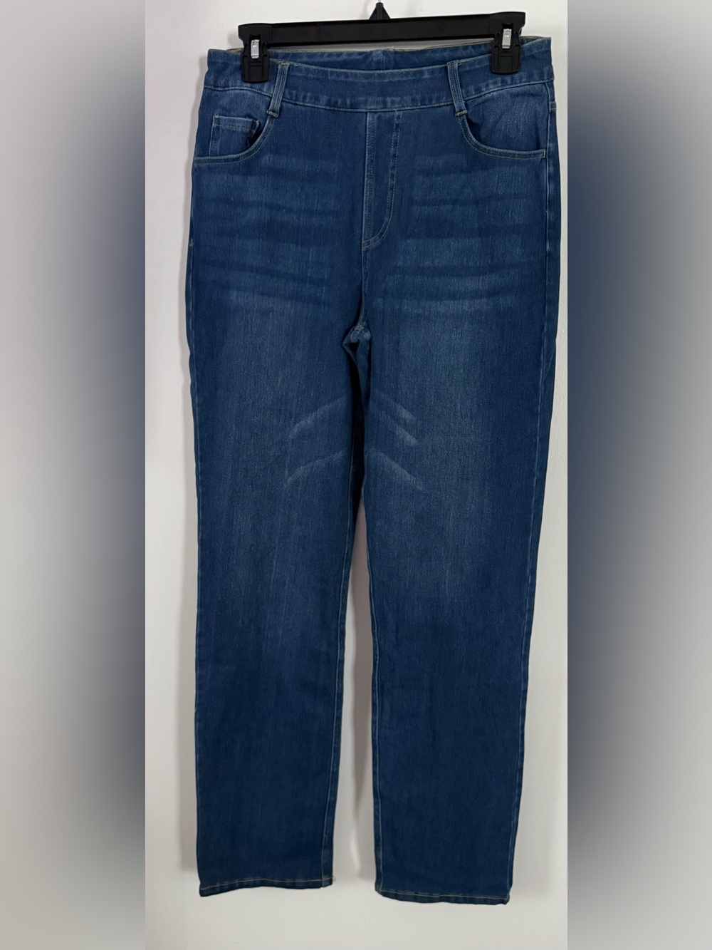 HALARA Women's Straight Leg Jeans in Dark Blue